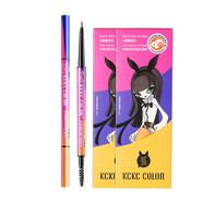 卡奇色彩（KCKC COOR）眉筆 防水防汗極細 學(xué)生自然持久不暈染細心勾勒根 2支K05眉筆(焦糖棕色)