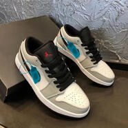 莆田純原鞋子Air 喬1 AJ1 學(xué)生籃球鞋休閑運動(dòng)鞋高顏值情侶aj板鞋 【毒盒】AJ喬1煙灰 37