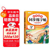 斗半匠 一年級上冊字帖 一年級語文同步練字帖 小學(xué)生練字帖每日一練 寫好中國字硬筆描紅字帖生字筆畫筆順練習(xí)