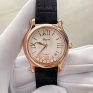 【二手99新】蕭邦女表 快樂(lè )鉆石系列5鉆/7鉆自動(dòng)機械后鉆女士?jì)?yōu)雅瑞士手表 腕表 274808-5001/自動(dòng)機械/36mm