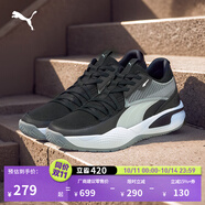 彪馬（PUMA）【趙繼偉同款】緩震防滑網(wǎng)面透氣實(shí)戰籃球鞋男女輕便運動(dòng)鞋195660 黑色-白-06 43