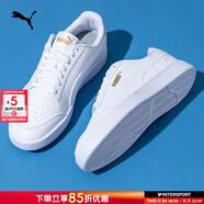 彪馬（PUMA）板鞋女鞋男鞋 新款低幫休閑鞋耐磨輕便透氣小白色鞋子緩震運(yùn)動(dòng)鞋 【主推款】彪馬白-金色 37.5 235/4.5