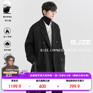 伯爵卓爾駱駝絨羊毛混紡雙面呢大衣男中長(zhǎng)款2025秋冬新款通勤男裝外套 夜霜灰 【1代 - 無(wú)內(nèi)膽】 L (175)