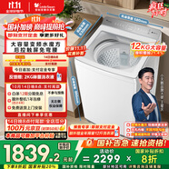 小天鵝（LittleSwan）波輪洗衣機(jī)全自動 12公斤大容量 小烏梅輕奢版【TB12VE20DW】水魔方防纏繞 家電國家補貼20%