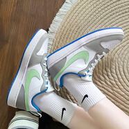 耐克（NIKE） 官方正品板鞋女鞋休閑鞋2025秋季運(yùn)動(dòng)鞋COURT黑色女子低幫休閑鞋 DV5456-005 薄荷酷灰 38.5