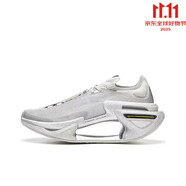 LI NING李寧大絕影3.0代鏤空碳板科技兒童鞋減震回彈跑步鞋馬拉松運動(dòng)鞋 大絕影3.0銀色 34