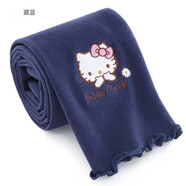 凱蒂貓（hellokitty）女童打底褲春秋季新款女寶寶長褲外穿洋氣時尚兒童裝褲子 藏青色 100 cm