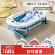 嬰兒浴盆3件套+嬰兒洗臉洗腳洗pp盆3只可折疊