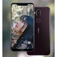 諾基亞（NOKIA）X7三網(wǎng)通4G全面屏新款智能拍照學(xué)生安卓庫存手機(jī)x7暮夜紅 X7幻夜銀 6+64GB