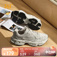 361°運動鞋男靈眸pro秋季透氣復古厚底休閑老爹跑鞋子男672436764-4
