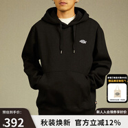 dickies衛(wèi)衣 時(shí)尚休閑男女同款小LOGO加絨美式衛(wèi)衣DK012293 針織黑 2XL