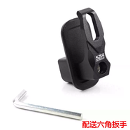 語(yǔ)森憶適用艾馬勇士F626電動(dòng)車(chē)改裝鋁合金掛鉤 驍龍PRO前置頭盔掛 新款黑色