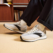 安踏冰糖丨休閑鞋男鞋春季薄底阿甘鞋撞色復古運動(dòng)鞋子