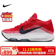 耐克NIKE男籃球鞋新年紅 G.T. HUSTLE 3運(yùn)動(dòng)鞋F(xiàn)V5952-600紅白黑43