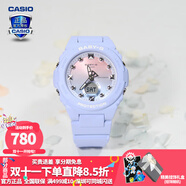 卡西歐（CASIO）【送禮物】女手表BABYG多彩夏日BGA-320海洋系運動學生電子表 BGA-320-2A1PR甜酷漸變蔚藍