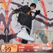 361°361男鞋邦彈科技運(yùn)動(dòng)鞋2024秋冬款小白鞋緩震休閑鞋板鞋 361度白/曜石黑 44