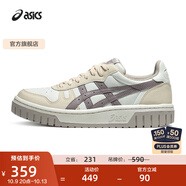 亞瑟士ASICS男鞋女鞋運動(dòng)休閑鞋復古籃球鞋百搭板鞋 COURT MZ 白色/米色 37