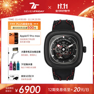 SEVENFRIDAY七個星期五P系列方形大表盤潮流自動機械表防水男表生日禮物 P3C/02