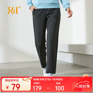 361°運(yùn)動(dòng)褲女春秋季休閑寬松直筒衛(wèi)褲跑步訓(xùn)練針織長(zhǎng)褲子662434710D