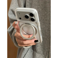 三棲虎小眾ins風(fēng)高級感折疊支架適用蘋(píng)果17promax手機殼iPhone17女新款1 白邊 iPhone 17 Pro Max