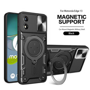機(jī)旺馬適用于Moto Edge 60 Pro推窗來(lái)電閃手機(jī)殼G86支架防摔鎧甲保護(hù)套 黑色 Moto G71  5G