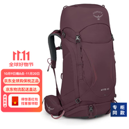 OSPREY戶(hù)外登山包Kestrel 小鷹旅行徒步雙肩包 Kyte鷂鷹帶防雨罩送女友 女款-Kyte鷂鷹紫紅色48L WM/L