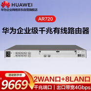 華為企業(yè)級路由器千兆2*GE Combo WAN口+8*GE LAN口 便捷運維中小公司安全組網(wǎng) 智易AR720