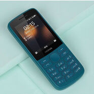 諾基亞（NOKIA）全新正品Nokia/諾基亞 215 4G通無攝像車間保密學(xué)生電話老人機(jī)創(chuàng)意配件 215 4G藍(lán)色支付版通 標(biāo)配一電池一充