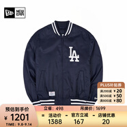 NEW ERA紐亦華MLB棒球NY夾克刺繡春秋男女情侶運動休閑外套 13546436-藏青色 LA L