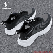 喬丹運動鞋女鞋軟底跑步鞋2025夏季新款網面專業(yè)透氣輕便休閑鞋子女士 黑色/煤灰色【網面透氣】 38