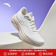 安踏（ANTA）徐風(fēng)丨跑步鞋女鞋2025夏季新款緩震軟底舒適慢跑運動鞋輕質(zhì)跑鞋 象牙白/泥沙灰-1 37.5 (235mm)