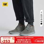 CAT卡特休閑鞋男士CODE系列戶(hù)外百搭中幫鞋拼色板鞋休閑靴 灰色 41