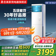 志高CHIGO 定頻冷暖 立柜落地式空調柜機 節能省電急速冷暖大風(fēng)量客廳除濕 空調家用 2匹 五級能效 定頻冷暖