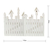 實(shí)木戶(hù)外木柵欄花園木質(zhì)小房子造型圍欄做舊假鳥(niǎo)屋隔斷裝飾擺件 C組合款 中等