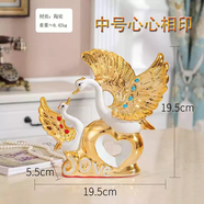 中掌柜鋼琴上的擺件裝飾品有趣小物件提升生活幸福感家庭擺設男孩房間酷 中號心心相印