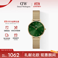 丹尼爾惠靈頓（DanielWellington）DW手表女簡約時尚歐美表石英小綠表送女友生日禮物DW00100479