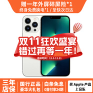 Apple【24期免息】iPhone13Pro 蘋果13Pro 國行5G雙卡雙待 二手蘋果手機 銀色 99新 256G國行雙卡【三年店保+豪華大禮包】