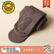 G.duck小黃鴨女童秋冬薄絨打底褲兒童連體褲女中小童連襪褲百搭外穿 棕色 160(身高150-160cm年齡12-14歲)