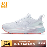 361°女鞋運動(dòng)鞋夏季新品女減震回彈跑步鞋 361度白/薄紗藍 36