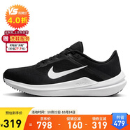 耐克NIKE跑步鞋男緩震透氣WINFLO 10運(yùn)動(dòng)鞋DV4022-003黑白41