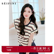 詩凡黎（'SEIFINI）【明星同款】薄荷丹寧詩凡黎牛仔連體褲2024夏甜酷無袖背帶長褲女 米白T恤 M