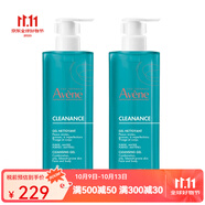 雅漾（Avene）無皂基潔膚凝膠400ml 潔面洗面奶 400ml 兩瓶