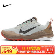 NIKENIKE跑步鞋男減震保護 WILDHORSE 8運動(dòng)鞋DR2686-005淺銀/棕42.5