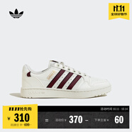adidas NY 90 STRIPES經(jīng)典運(yùn)動(dòng)板鞋男女阿迪達(dá)斯三葉草 漢玉白/紅色/金色   37