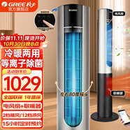 格力（GREE）電風(fēng)扇冷暖兩用塔扇 家用冷暖風(fēng)機(jī)搖頭無葉風(fēng)扇暖風(fēng)機(jī)臥室客廳落地扇智能遙控風(fēng)扇電暖器 等離子除菌FL-1001RBag