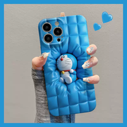 中掌柜卡通格子哆啦適用蘋(píng)果華為vivo小米oppo紅米榮耀一加iPhone16手機殼15promax菲林14小眾i13新款12 卡通格子哆啦ZH623 vivoX90Pro