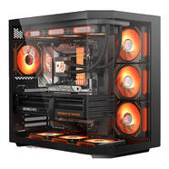 影馳AMD銳龍9600X電腦主機RTX5060/5060TI組裝機海景房三角洲黑神話(huà)悟空CS游戲電競主機電腦整機 DIY升級包1000