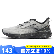 361度跑鞋男2025夏季新款潮流飛標透氣網(wǎng)面輕便緩震運動鞋 隱形灰/曜石黑 42