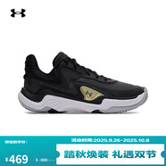 安德瑪（UNDERARMOUR）Spawn 7男子緩震運動(dòng)籃球鞋3028461 黑色002 40