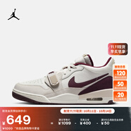耐克（NIKE）Jordan官方耐克喬丹AJ312男子運動鞋春季新款蛇年新年低幫IB4712 161帆白/鮮亮勃艮第酒紅/帆白/金屬金/隊紅 42